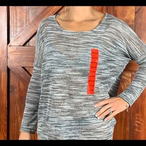 Black and white sweater